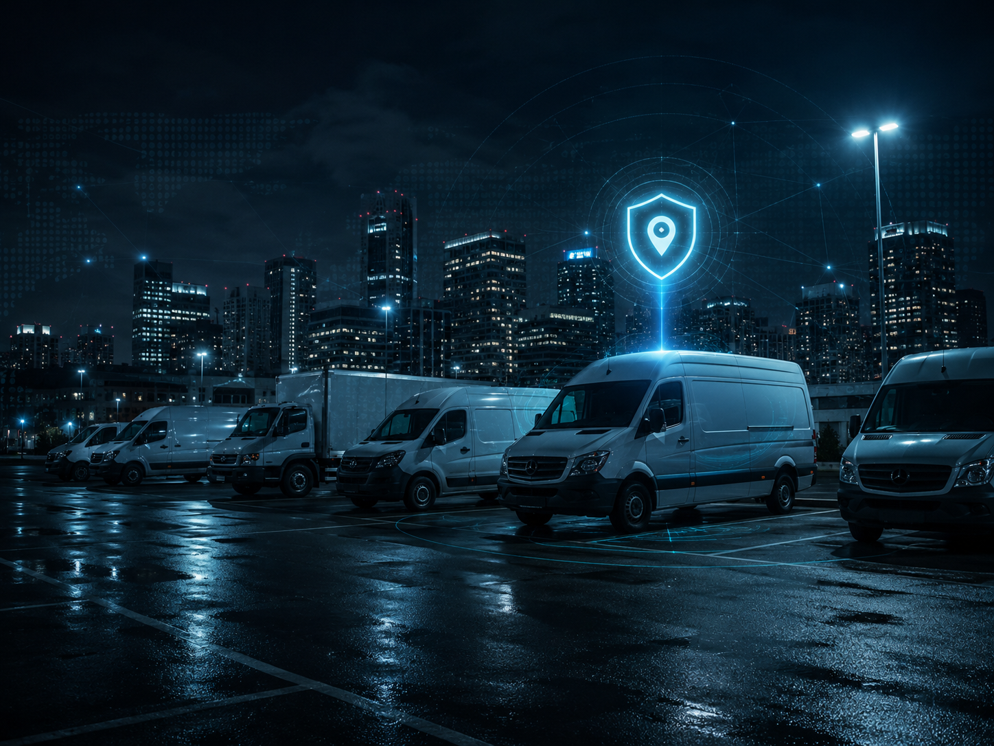 Skooa theft detection dashboard showing real-time vehicle monitoring and alert status